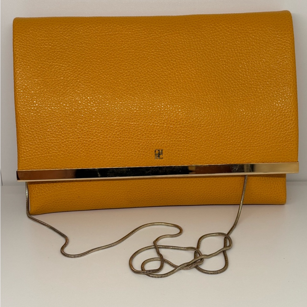 CH Yellow Clutch Bag